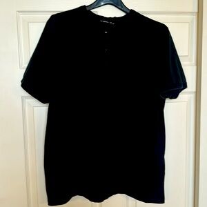 Express black men’s Henley cotton t-shirt XL